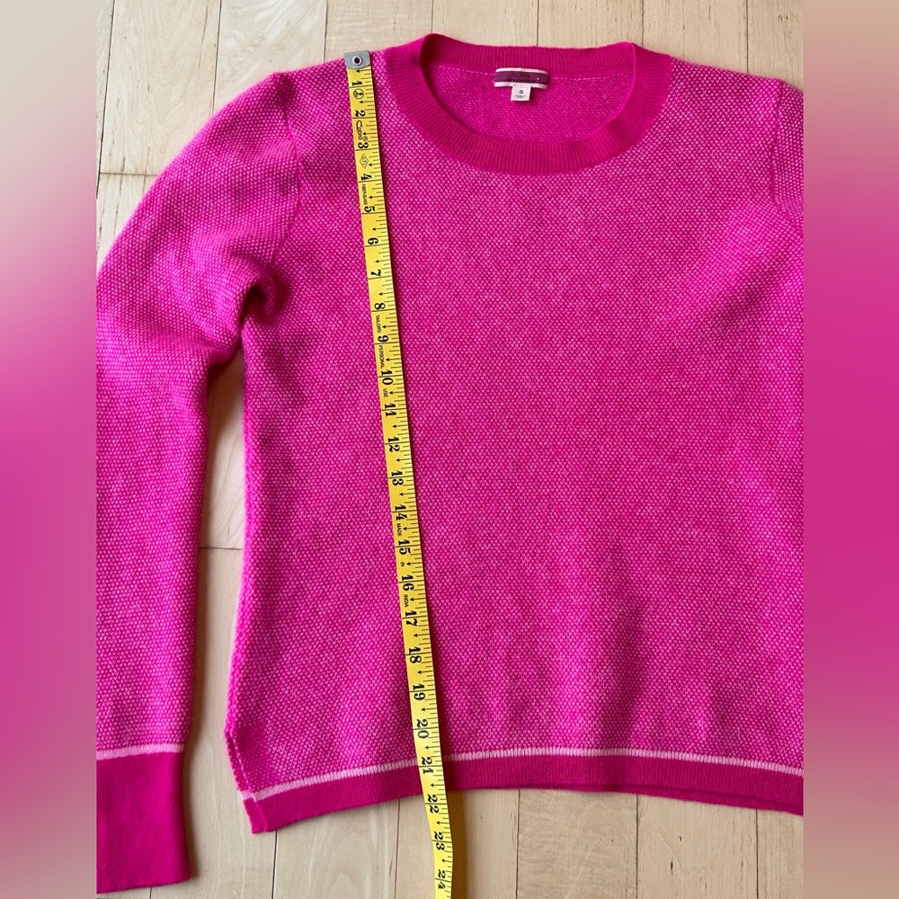 J. Crew Limited Edition Cashmere Crewneck Sweater w/ Bird’s Eye Stitch Small - Picture 8 of 16